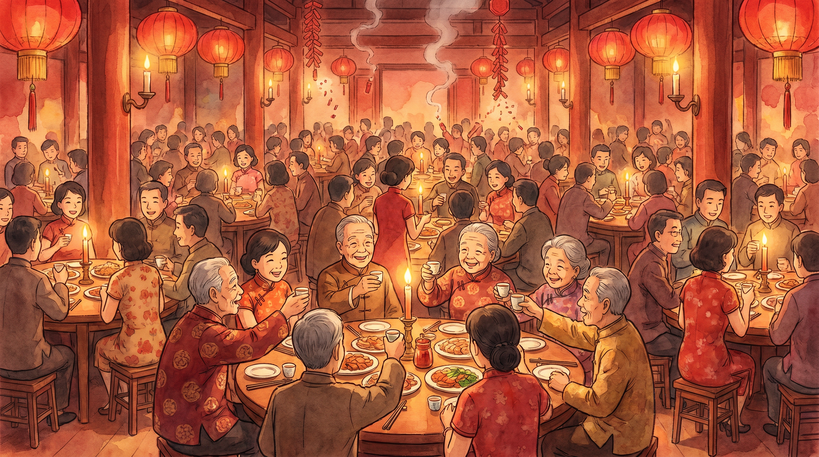 千人春茗宴，薪火相傳