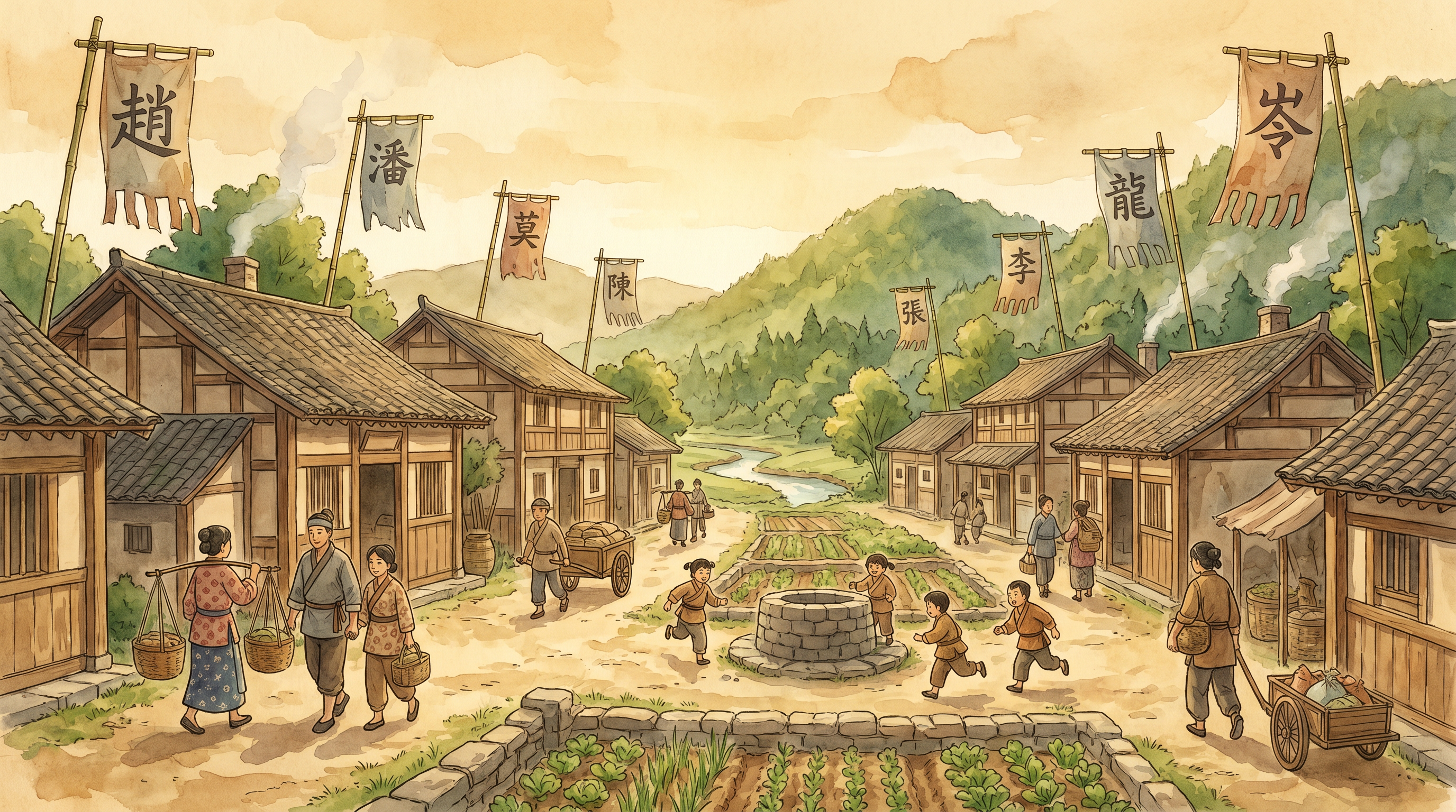 八姓聚居，絕無僅有